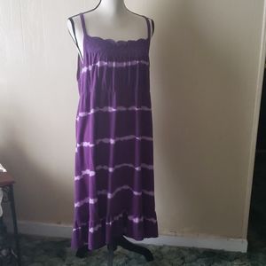 Faded Glory purple sundress XL gently used
